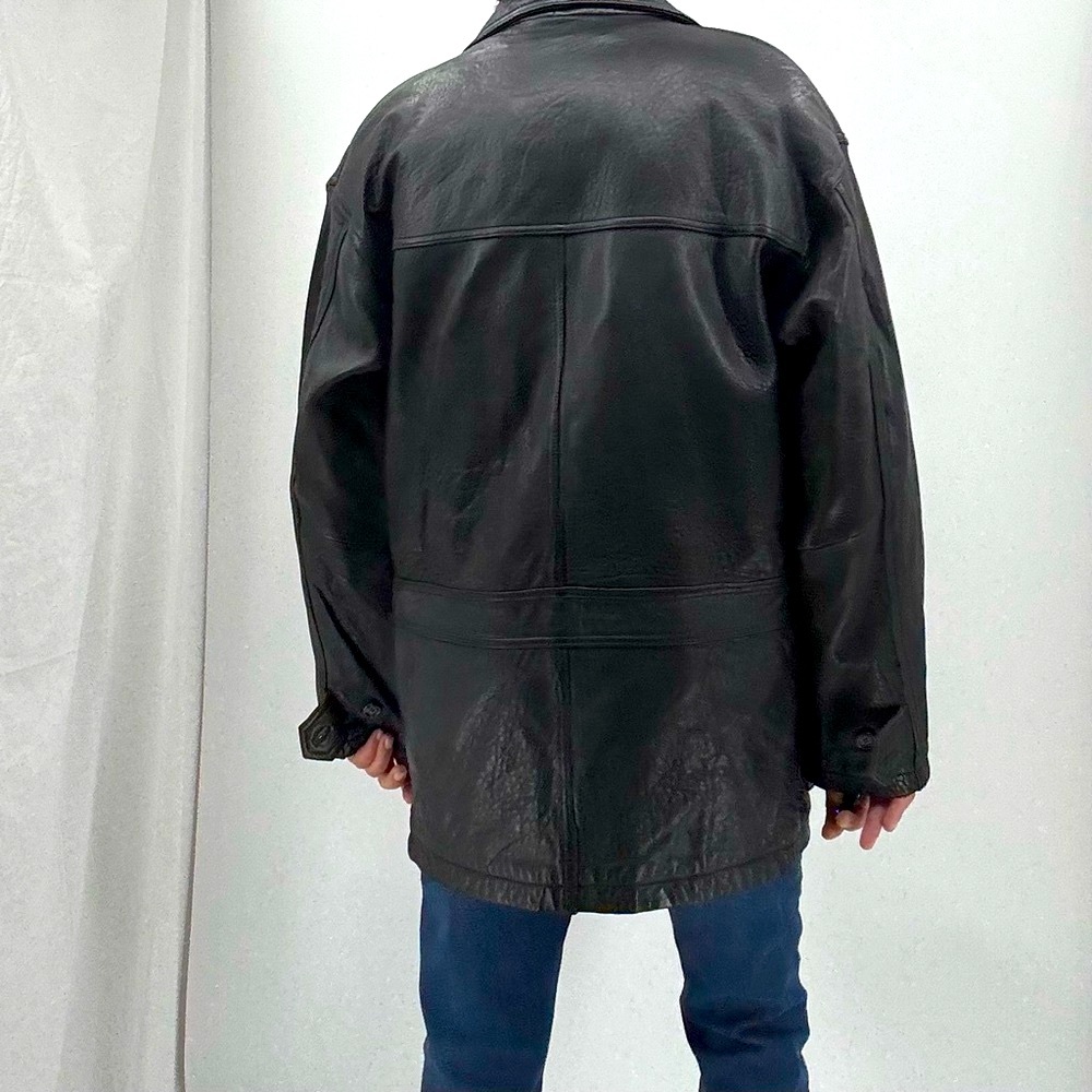 Vintage 90’s Danier Canada Genuine Leather  Thinsulate Bomber Jacket Coat - Picture 8 of 15
